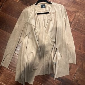 Kut the Kloth Faux Suede Open Jacket